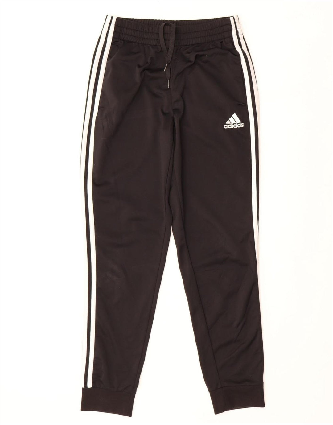 ADIDAS Calças de treino masculinas Joggers UK 36/38 Pequeno Poliéster Preto