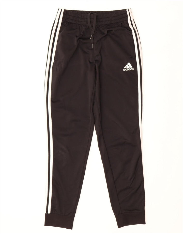 ADIDAS Calças de treino masculinas Joggers UK 36/38 Pequeno Poliéster Preto