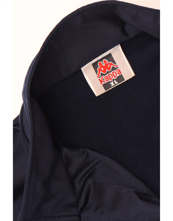 Kappa Mens Tracksuit Top Jacket XL Azul marinho Colourblock