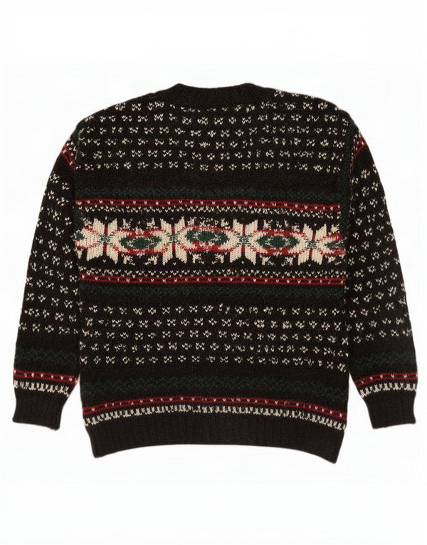 Suéter masculino Marks & Spencer St. Michael com gola redonda XL preto