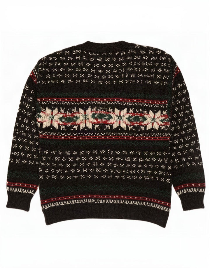 Suéter masculino Marks & Spencer St. Michael com gola redonda XL preto