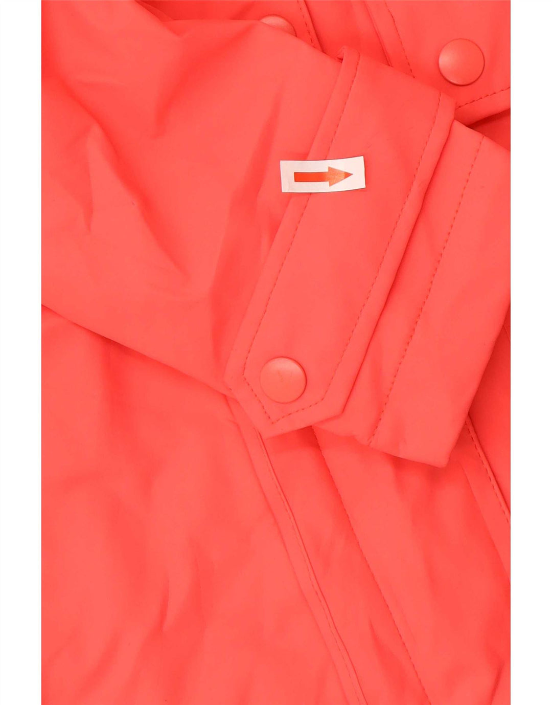 Jaqueta de chuva feminina com capuz grande Marks & Spencer Reino Unido 8 pequena laranja