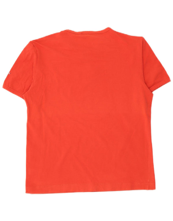 Camiseta feminina Guess UK 18 XL algodão vermelho