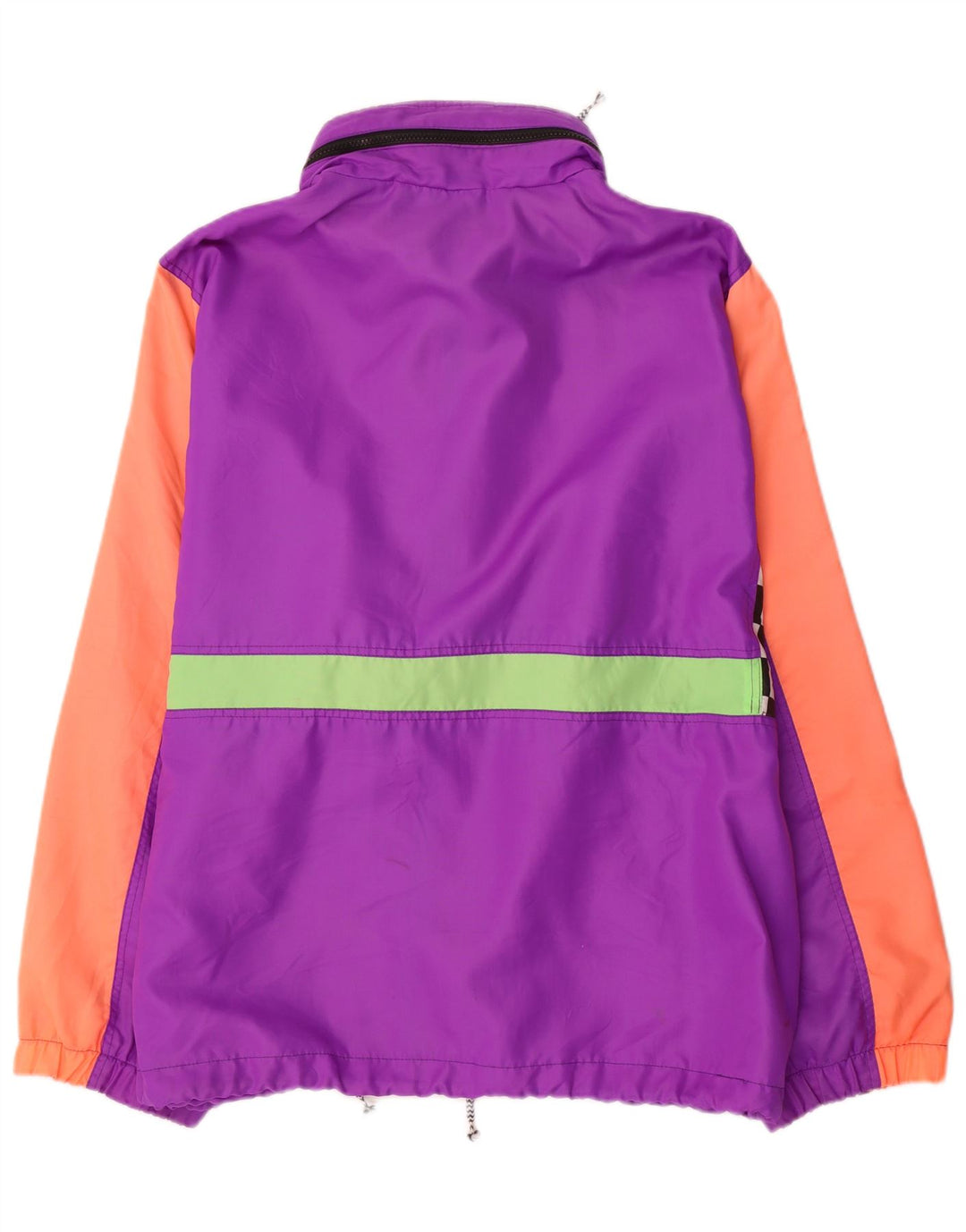 Jaqueta de chuva masculina Brugi UK 44 2XL roxo Colourblock poliéster