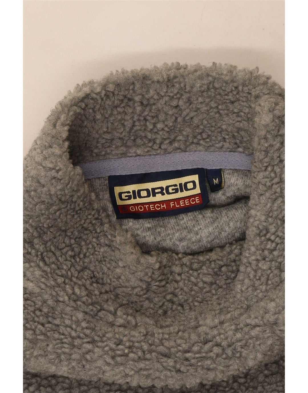 Suéter de lã masculino vintage médio cinza geométrico