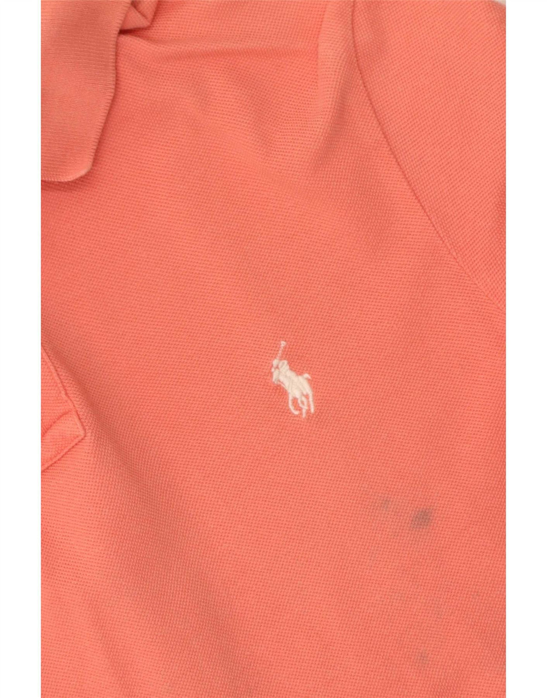 Camisa polo Ralph Lauren masculina personalizada Slim Fit rosa médio