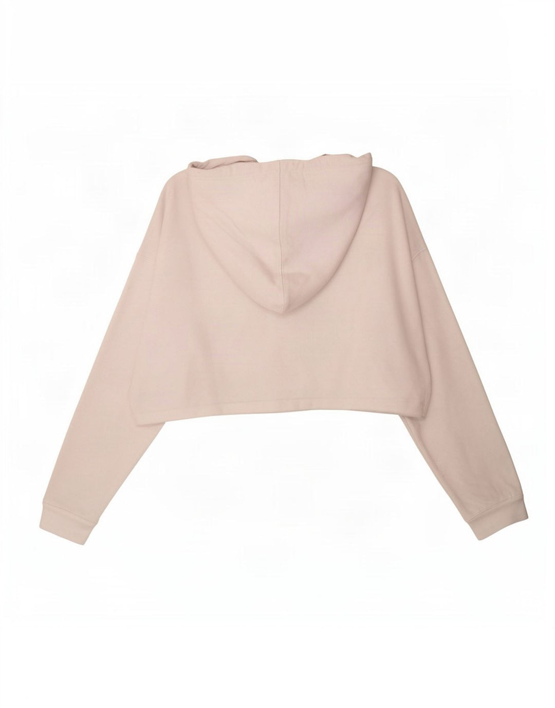 Adidas Womens Crop Oversized Hoodie Jumper UK 8 Pequeno Branco