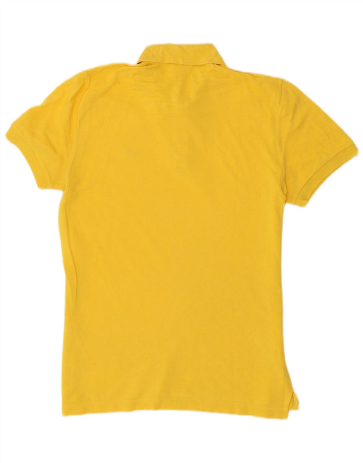 Camisa polo masculina Lacoste tamanho 3 pequeno algodão amarelo
