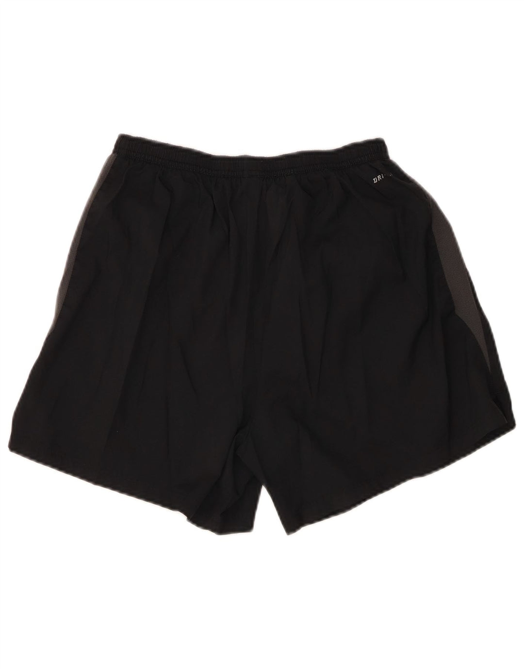 Shorts esportivos masculinos Nike Dri Fit médio preto colorblock