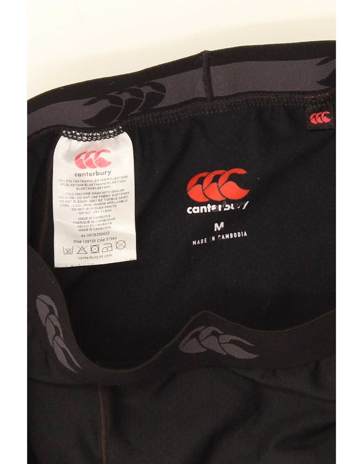 Canterbury Mens Graphic Leggings Médio Poliéster Preto