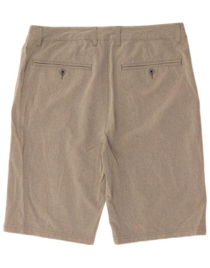 Shorts Chino Masculino BKE W33 Poliéster Cinza Médio