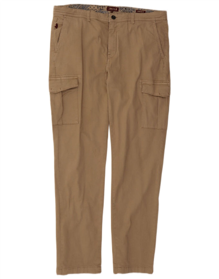 Calça cargo masculina MARLBORO CLASSICS Regular Fit IT 52 XL W38 L31 bege