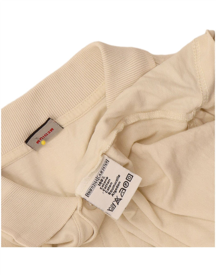Camisa polo masculina Kappa algodão bege médio