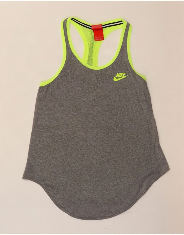 Colete feminino Nike UK 6 XS cinza colorblock