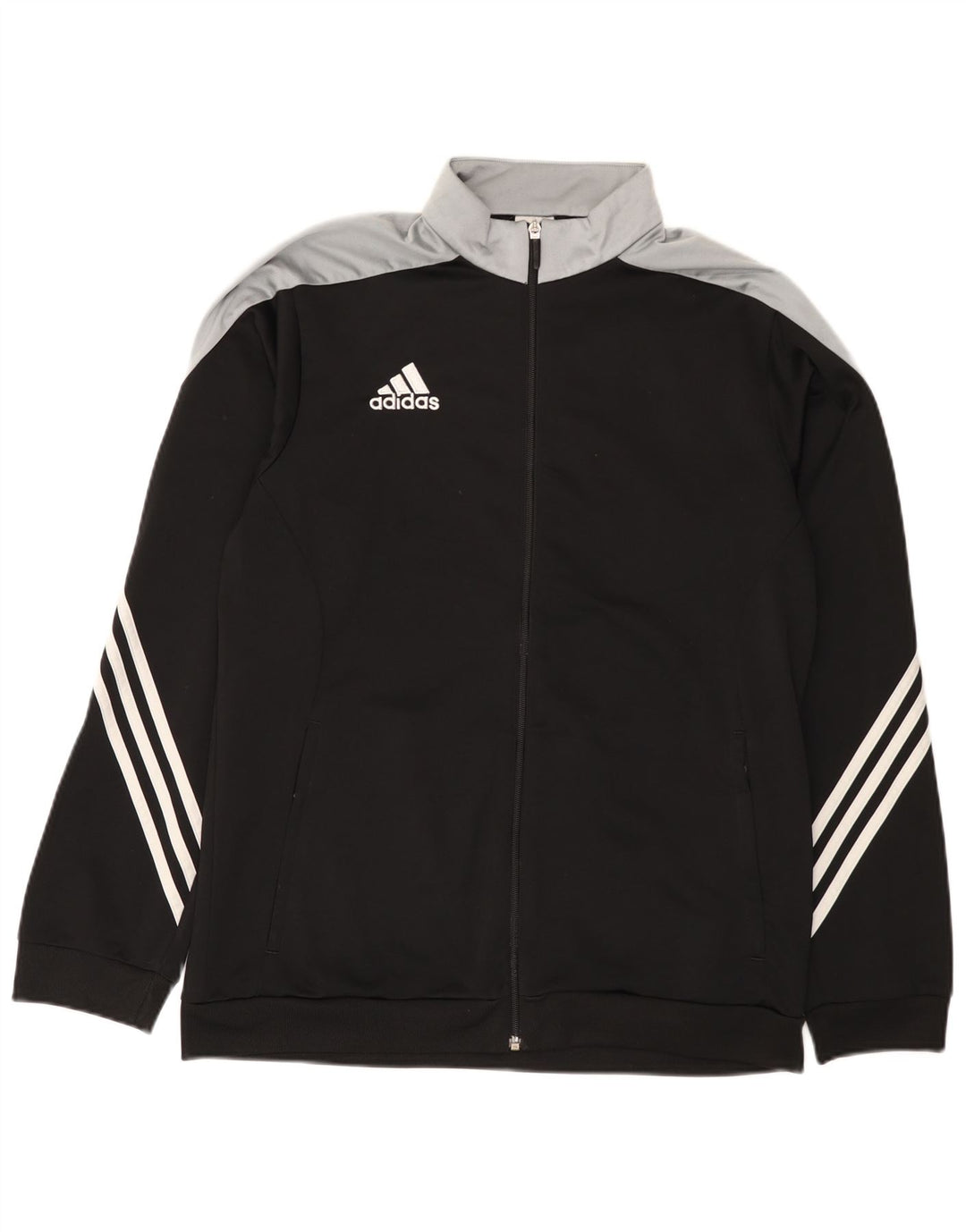 Adidas Mens Full Tracksuit Grande Preto Colourblock Poliéster
