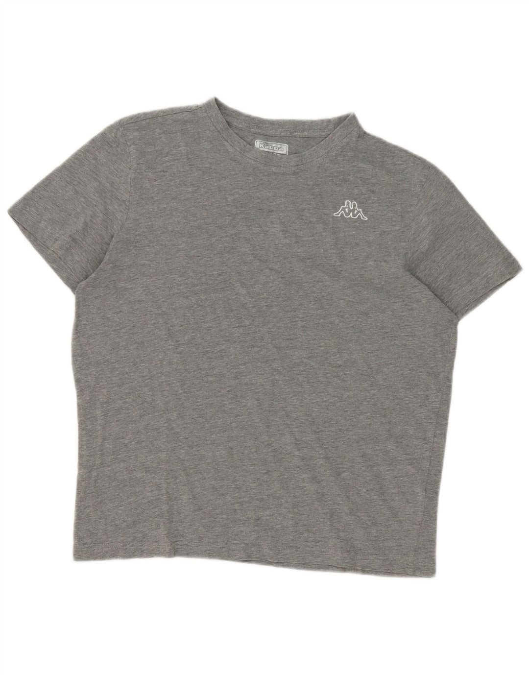Camiseta masculina Kappa Top grande algodão cinza