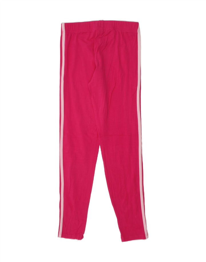 ADIDAS Girls Leggings 13-14 Years  Pink Cotton Vintage Adidas and Second-Hand Adidas from Messina Hembry 