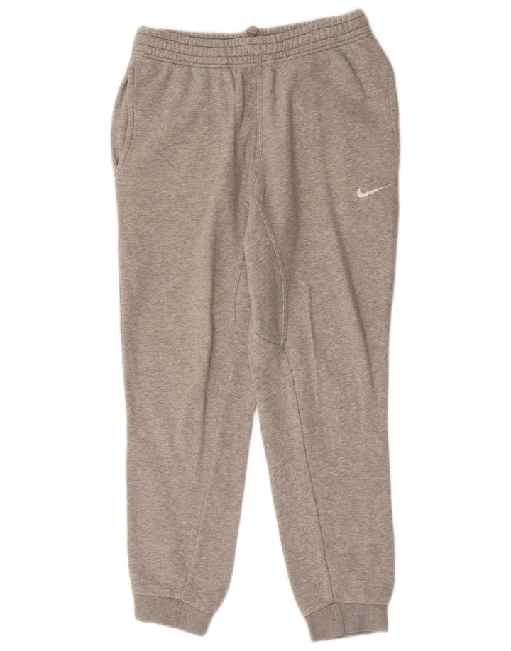 Calça de treino masculina NIKE Joggers pequeno cinza algodão