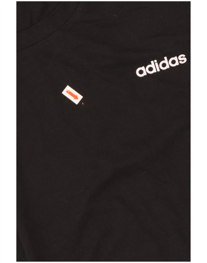 Camiseta feminina ADIDAS UK 20/22 XL algodão preto