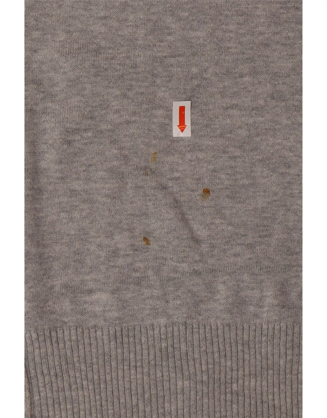 Suéter masculino DIESEL com gola redonda e algodão cinza grande