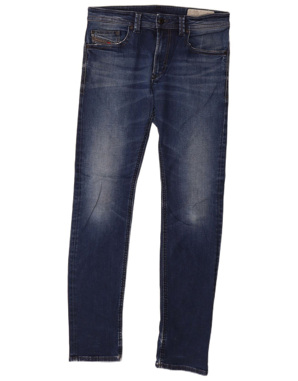 Diesel Masculino Thavar Slim Skinny Jeans W32 L32 Azul Algodão