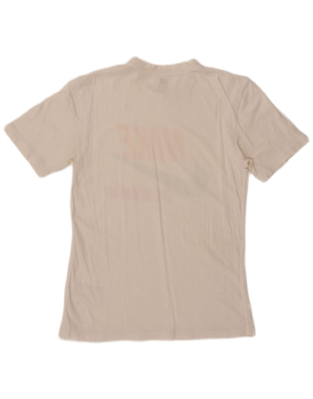 Camiseta gráfica masculina NIKE UK 34/35 XS algodão branco