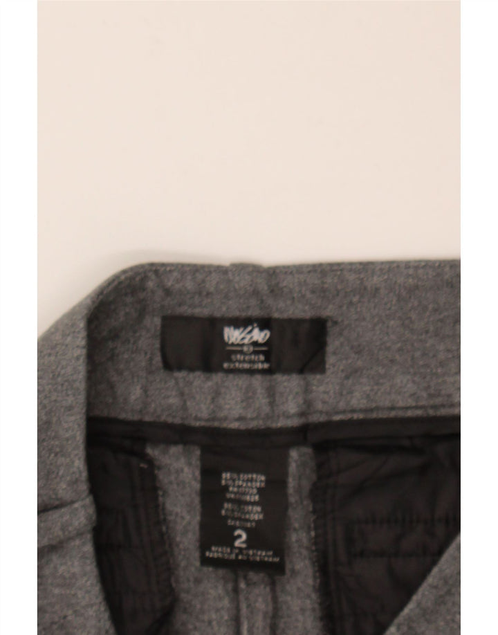 MOSSIMO Womens Slim Casual Trousers US 2 XS W28 L24 Grey Cotton Vintage Mossimo and Second-Hand Mossimo from Messina Hembry 