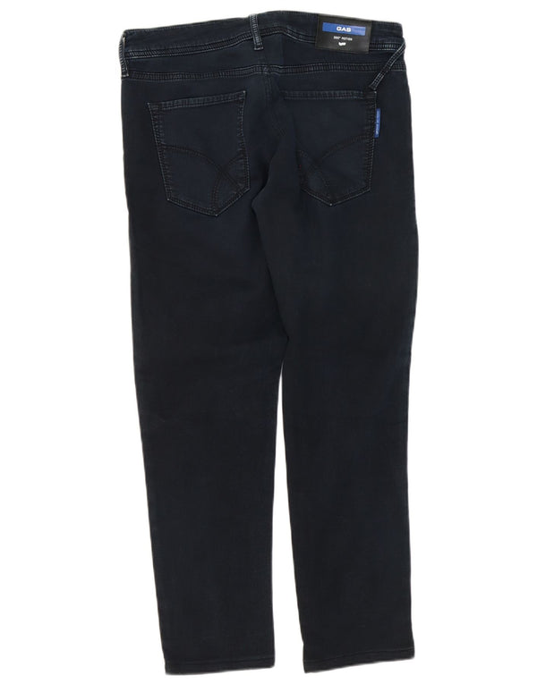 Gas Womens 365 Slim Jeans W34 L27 Azul Marinho Algodão