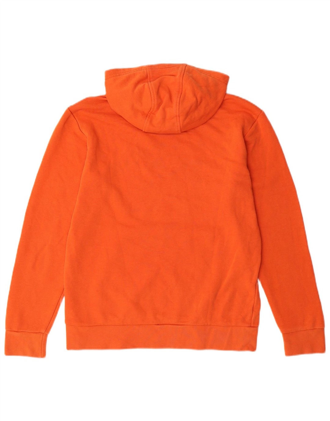 ADIDAS Meninos Graphic Hoodie Jumper 12-13 Anos Laranja Algodão