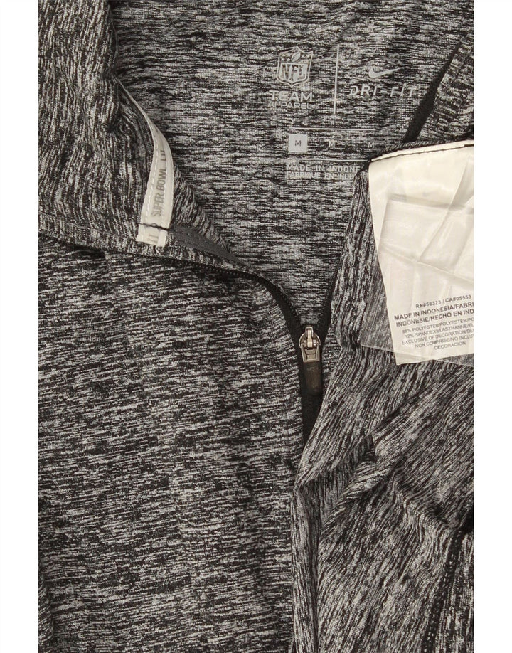 NIKE Mens Super Bowl Lii Graphic Pullover Treino Top Cinza Médio