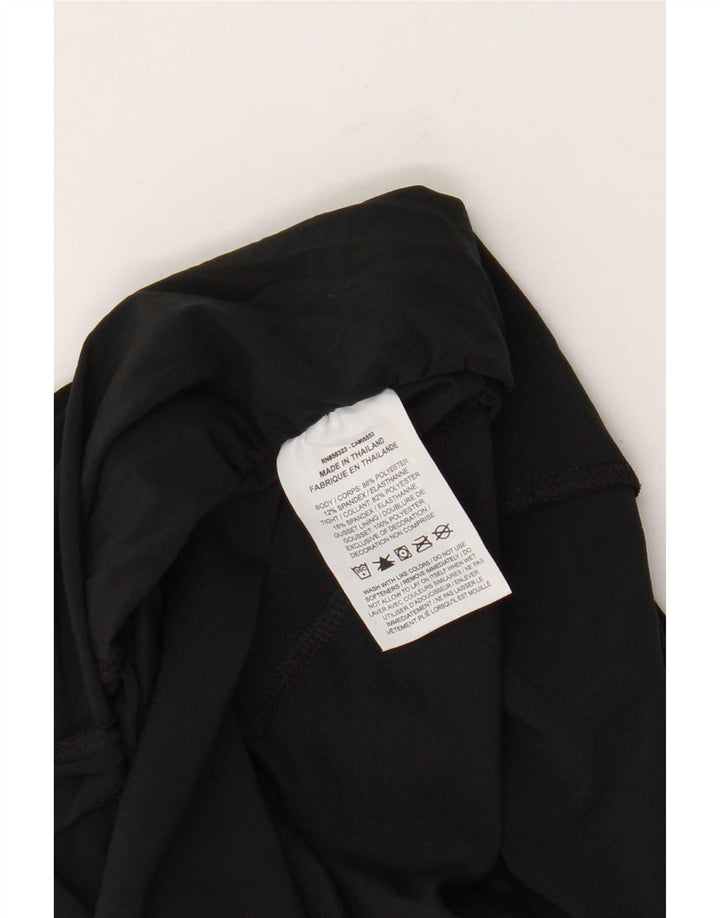 Shorts esportivos femininos Nike UK 14 poliéster preto médio