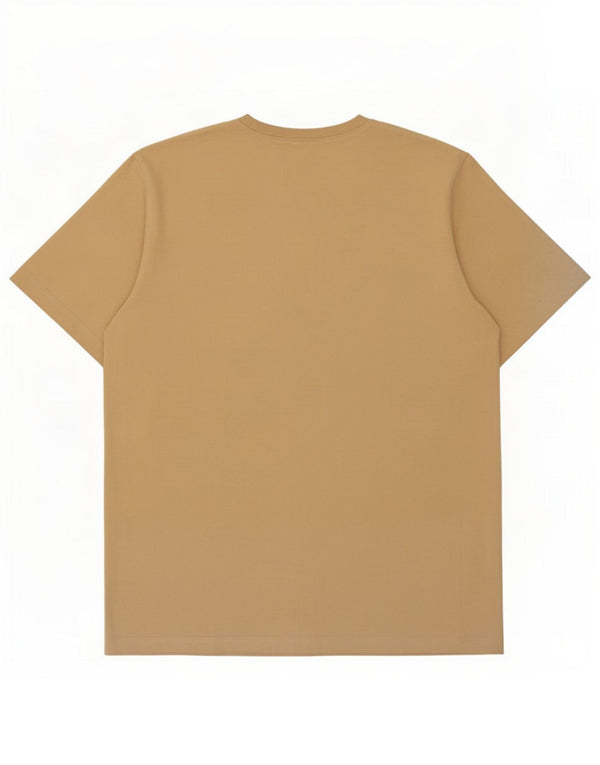 Camiseta masculina estampada Champion grande algodão bege