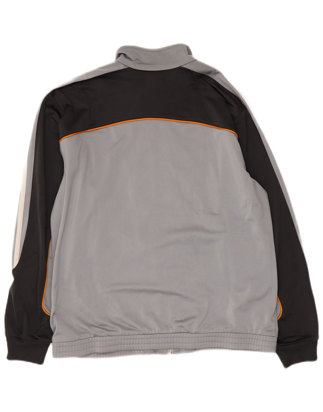 Adidas Mens Treino Top Jaqueta Cinza Médio Colourblock Poliéster