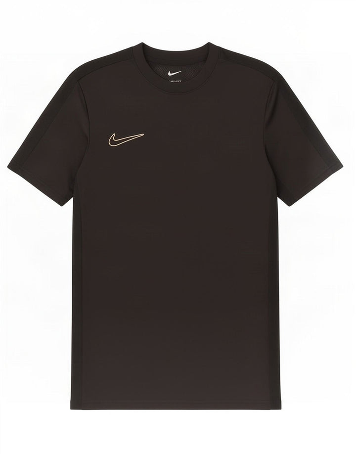 Nike Mens Dri Fit Slim Camiseta Top Pequeno Poliéster Preto