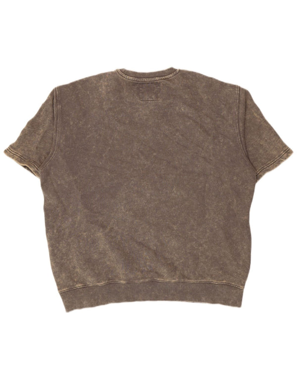 Camiseta masculina G-Star Top grande algodão cinza