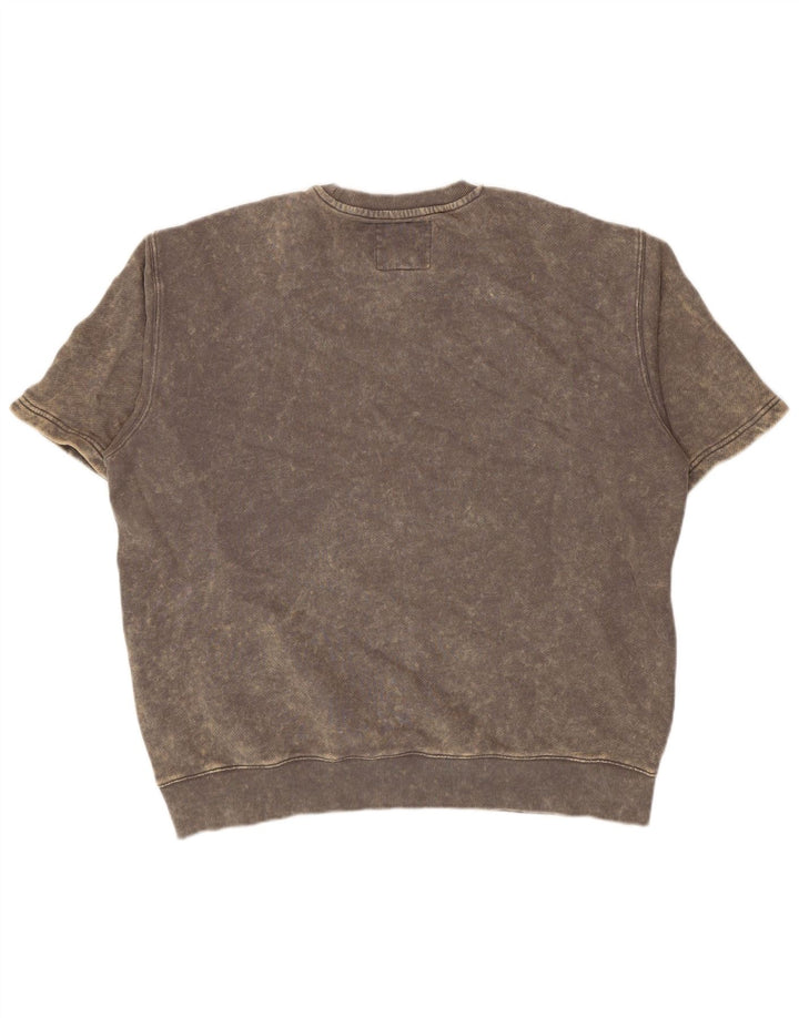 Camiseta masculina G-Star Top grande algodão cinza