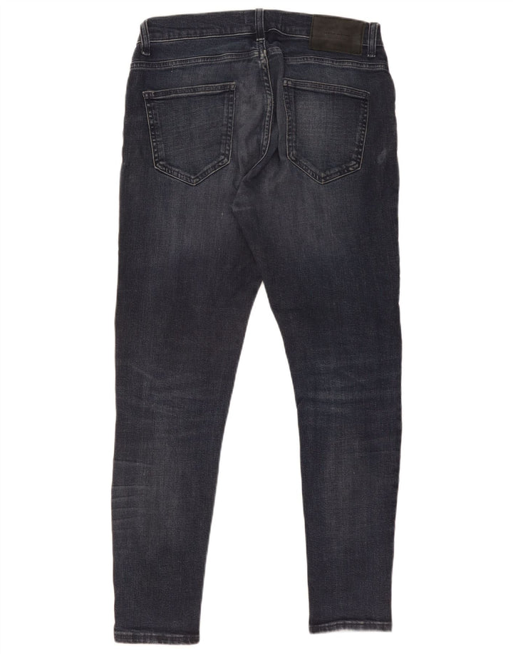 Zara Mens Slim Jeans EU 40 Médio W31 L28 Azul Marinho Algodão