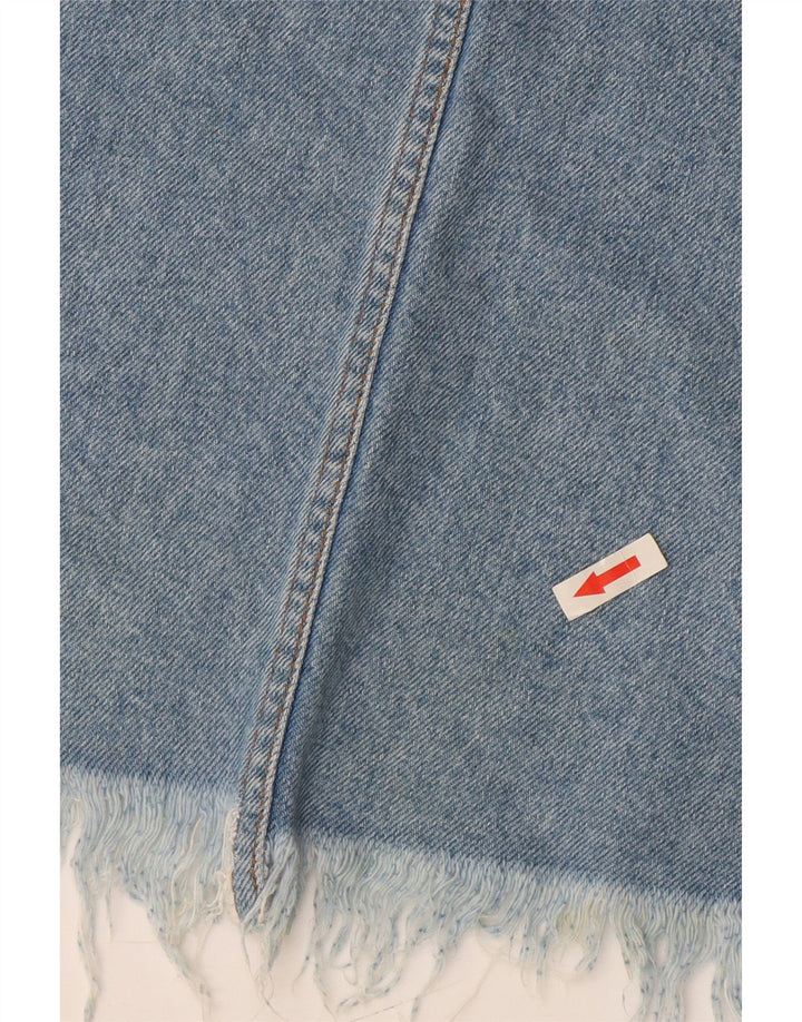 Gaelle Womens Denim Skort W26 Pequeno Azul Algodão