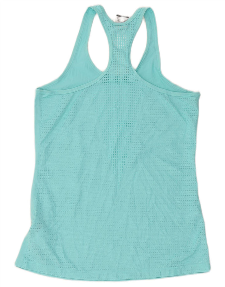 Nike Womens Dri Fit Vest Top UK 14 Grande Turquesa Poliéster