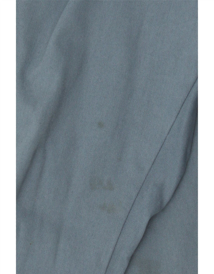 Calça chino masculina Marks & Spencer de ajuste regular W42 L29 algodão azul