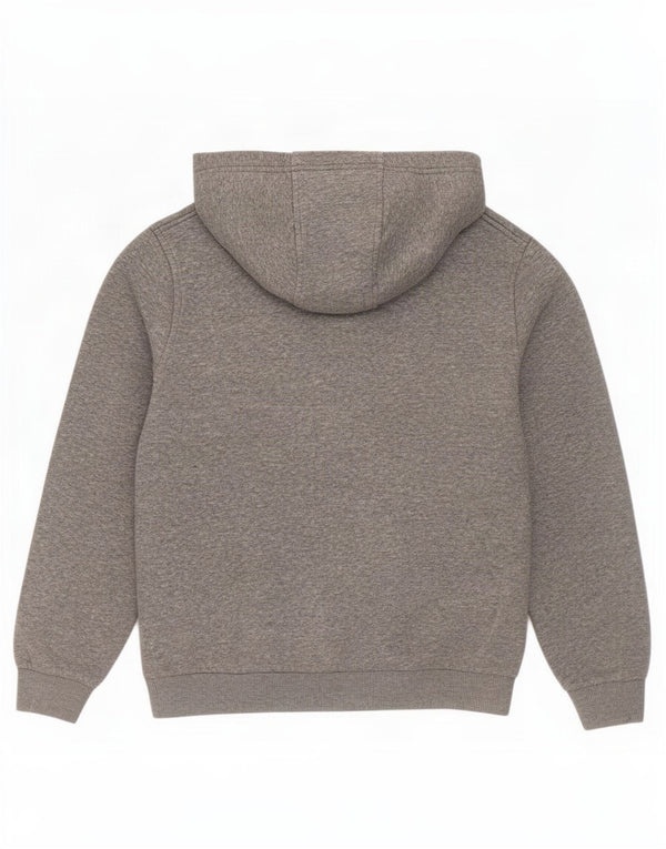 Jumper com capuz Nike Boys 12-13 anos grande algodão manchado cinza