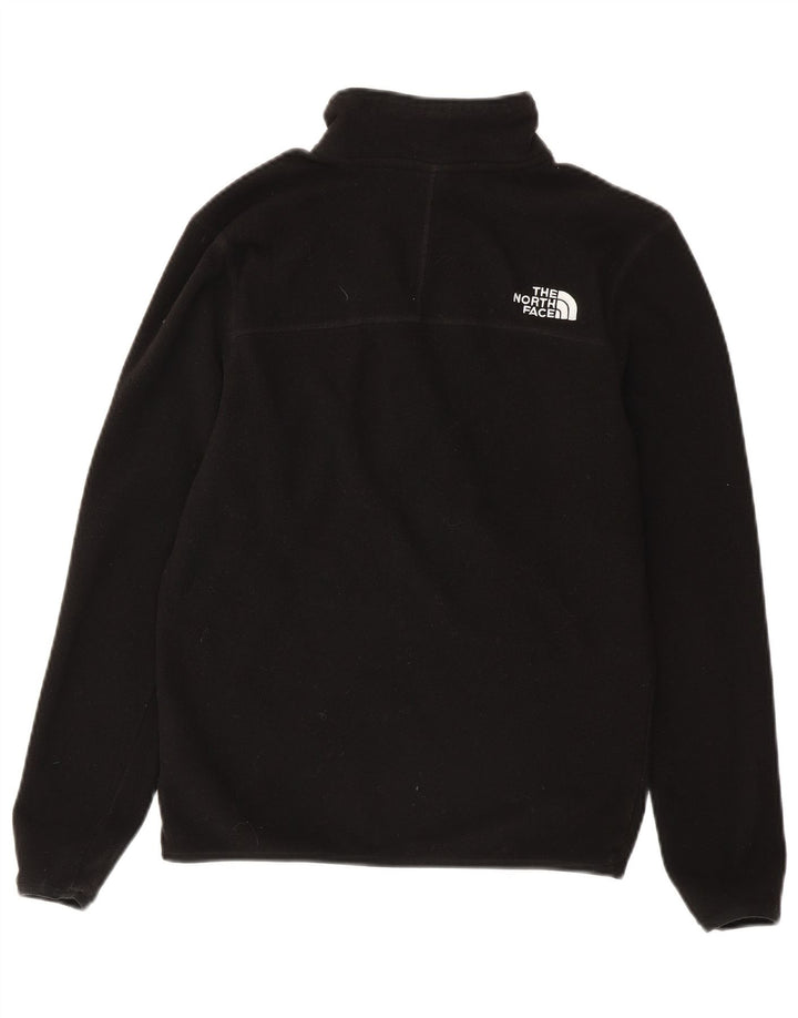 Jumper de lã com gola e zíper THE NORTH FACE para meninas 12-13 anos preto poliéster