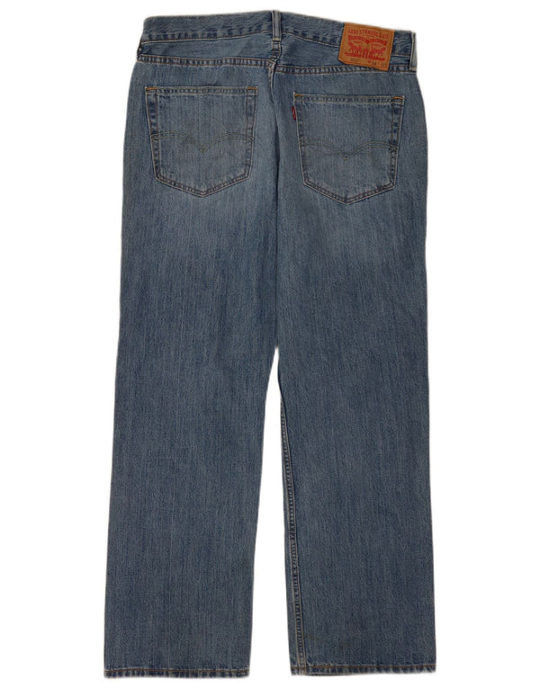 Calça Jeans Levis Masculina 559 Relaxed Fit Straight W34 L30 Azul Algodão