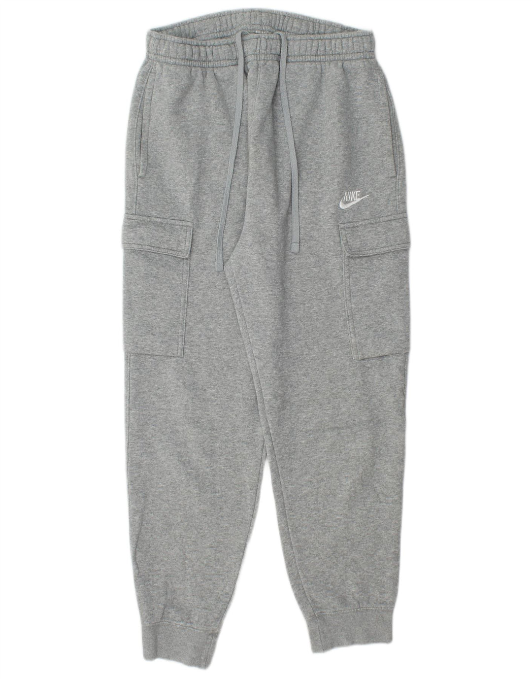NIKE Mens Cargo Calças de treino Joggers Médio Cinza Algodão