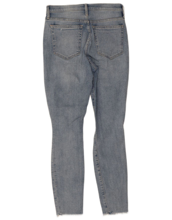 Calça jeans skinny feminina Gap W26 L26 algodão azul