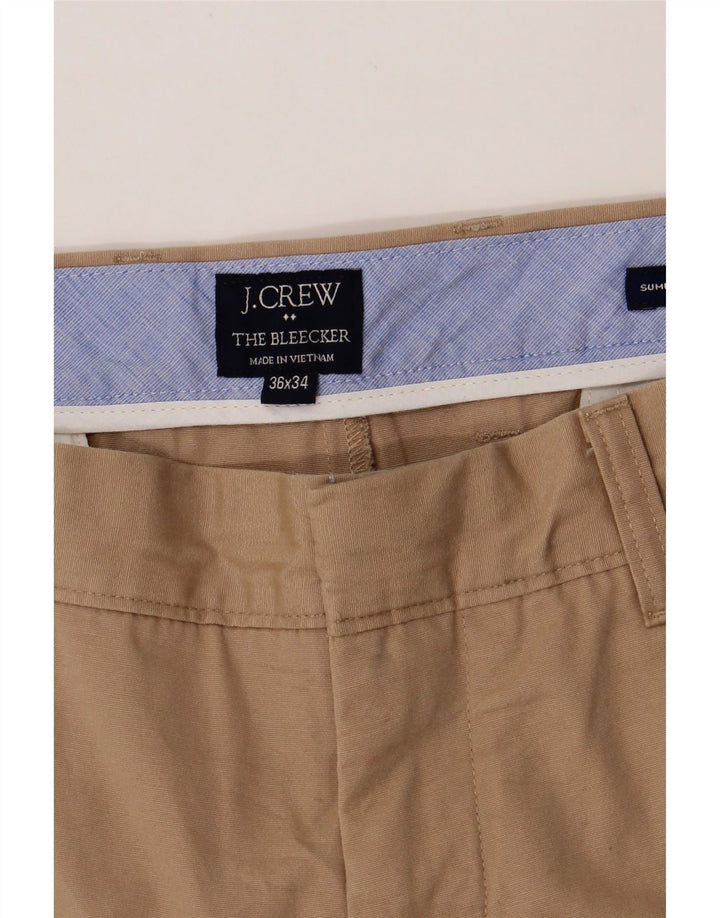 J. CREW Mens The Bleecker Straight Chino Trousers W36 L30 Beige Cotton Vintage J. Crew and Second-Hand J. Crew from Messina Hembry 