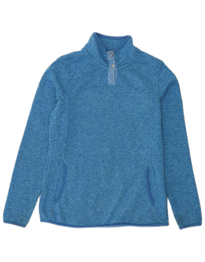Mountain Warehouse moletom feminino jumper UK 12 médio azul manchado
