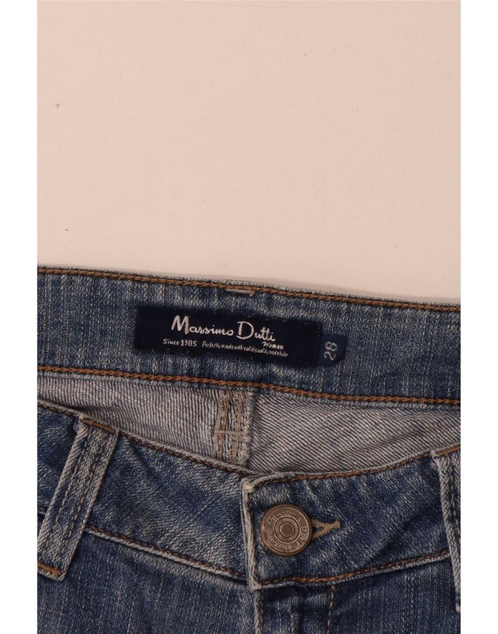 Jeans Slim Feminino Massimo Dutti W28 L30 Azul