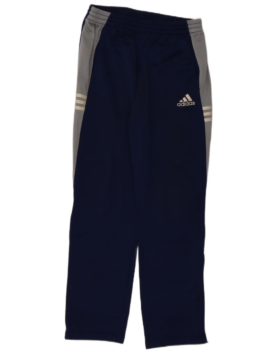 Calças de treino masculinas ADIDAS UK 40/42 médio azul marinho colorblock