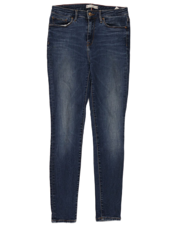 Tommy Hilfiger Feminino Como Skinny Jeans W27 L28 Azul Algodão
